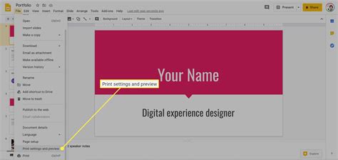 how do i print google slides with notes and tips for seamless printing