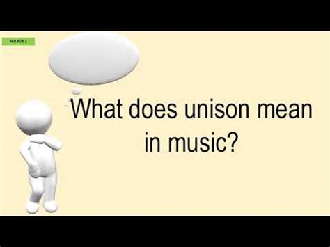 what is unison in music what does it mean to sing in harmony with others